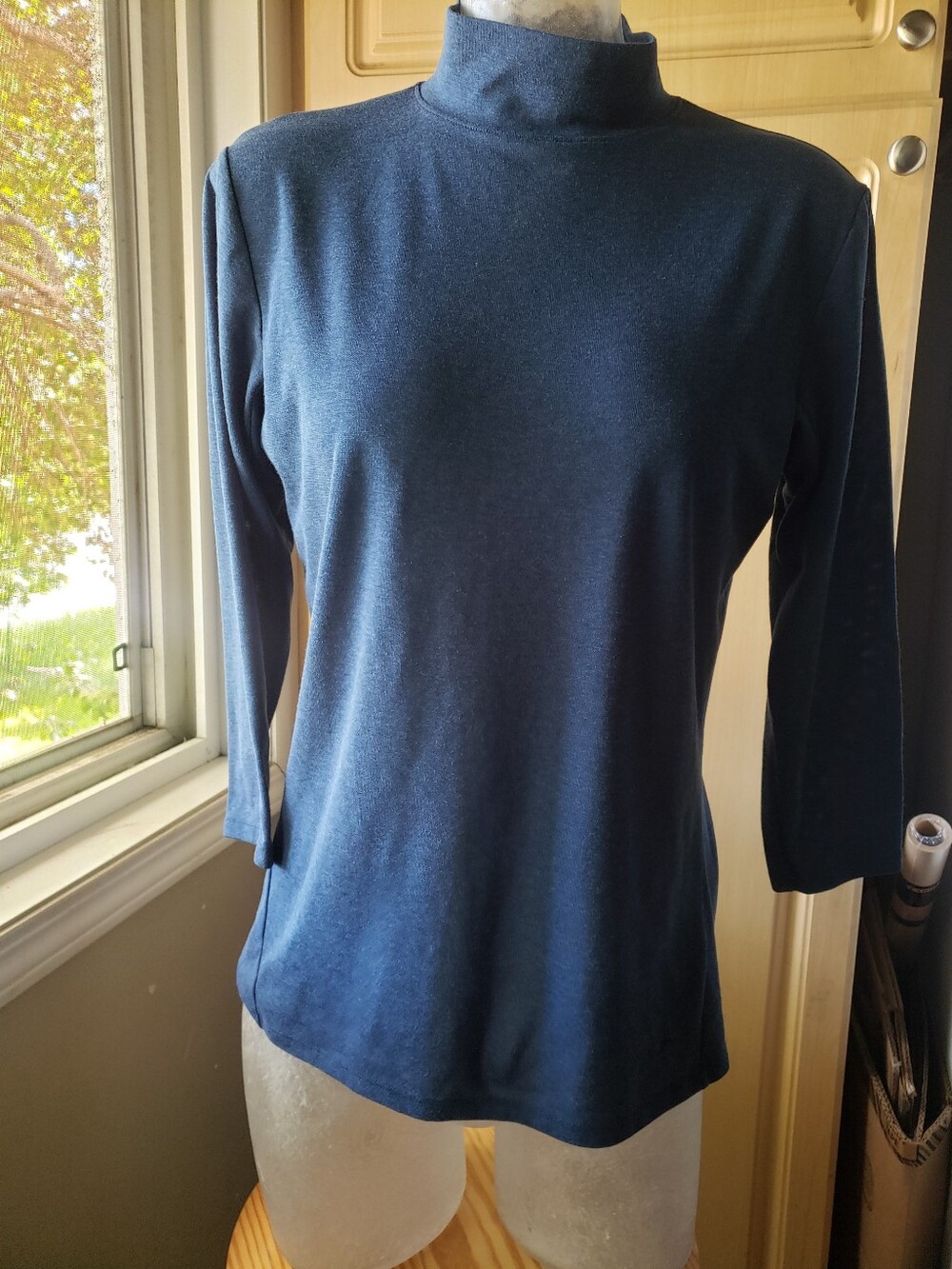 Arcteryx Women's Classic Long Sleeve Mock Neck Top - Slate Blue